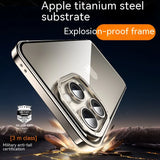 2024 Magnetic Raw titanium alloy Case For iPhone