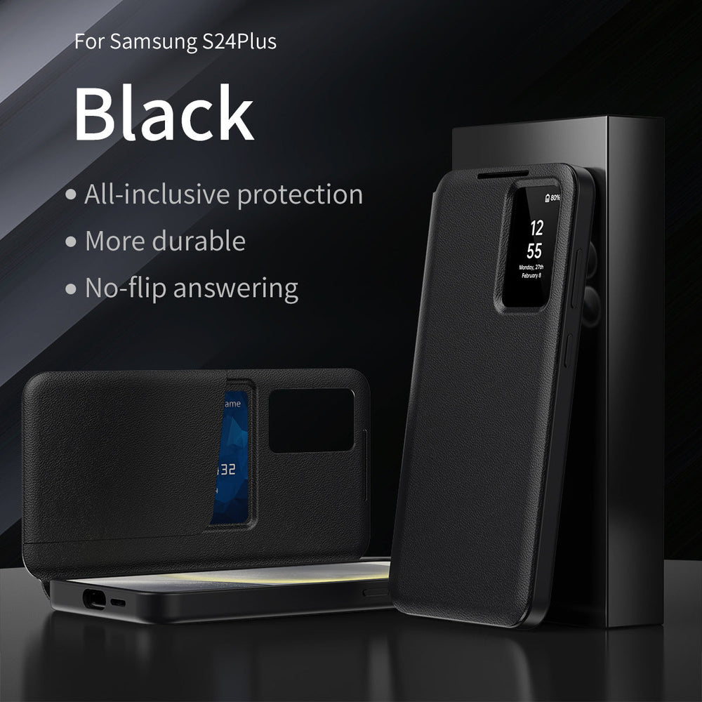 New Smart Window Card Insertion Case For Samsung