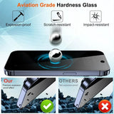 2Pcs Privacy Tempered Glass Screen Protector for iPhone