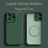 Liquid Silicone Magnetic Little Star Case For iPhone