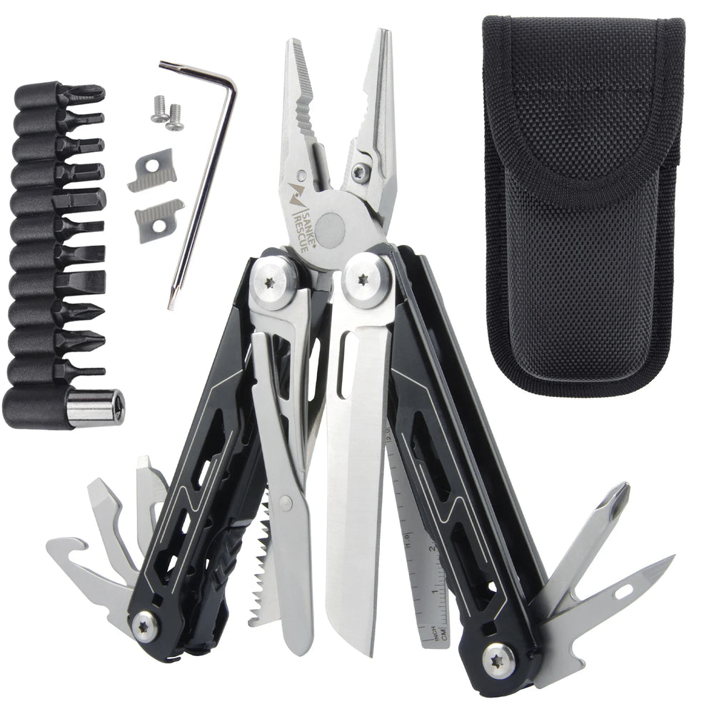 30 in1 Multitool Plier Cable Wire Cutter Multifunctional Multi Hand Tools Outdoor Camping Portable Folding Pliers Knife Knipex