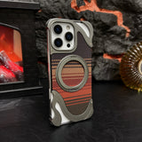 Kevlar Carbon Fiber Borderless Magnetic Case For iPhone