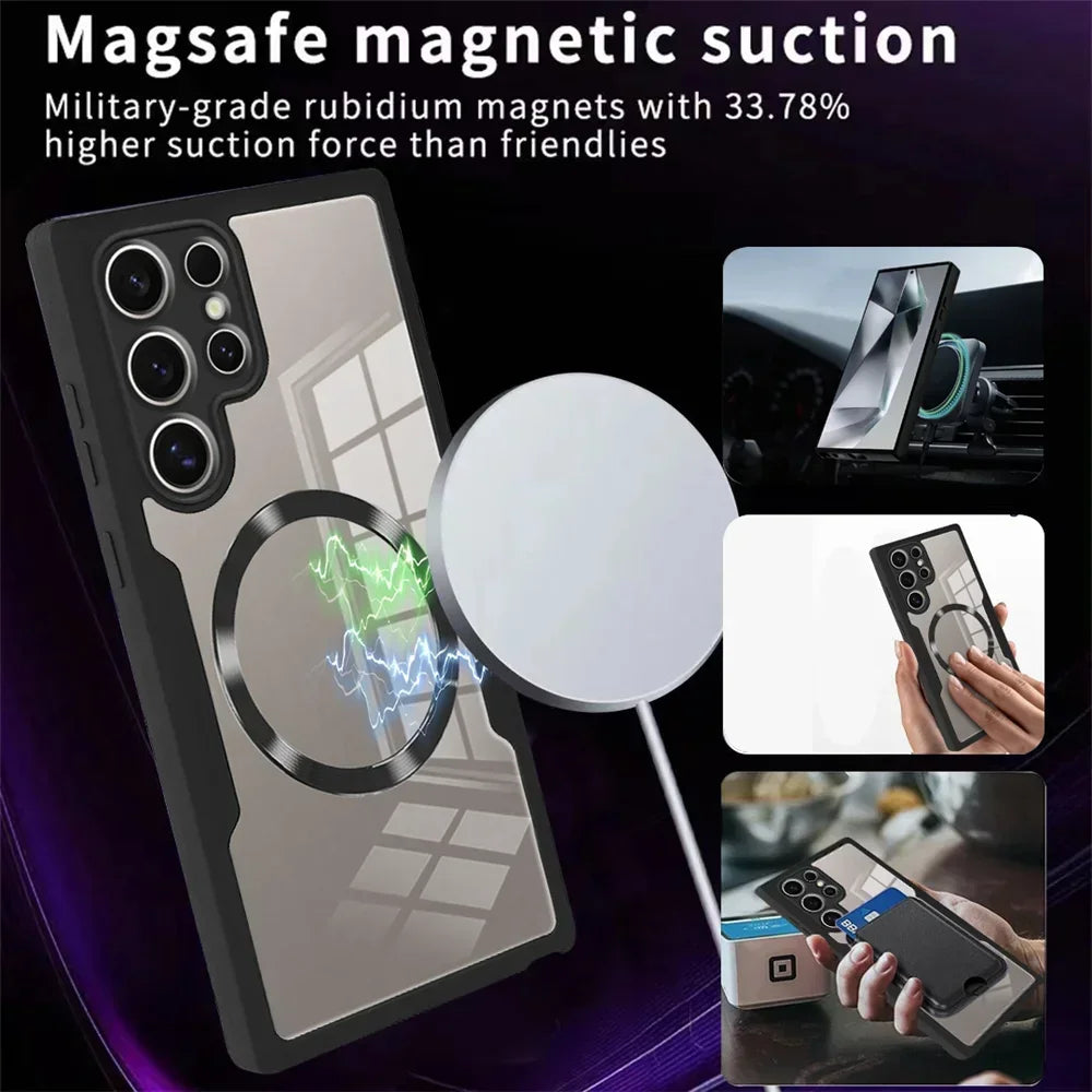 360° Full Shockproof Magnetic Case for Samsung Galaxy