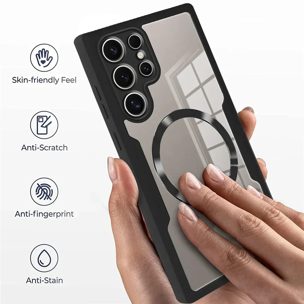 360° Full Shockproof Magnetic Case for Samsung Galaxy