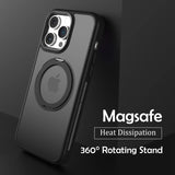 Magnetic 360°rotating Stand Heat Dissipation Case For iPhone