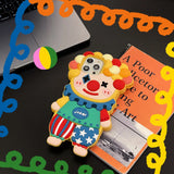 3D Cute Joker Clown Silicone Case For iPhone