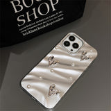 Luxury 3D Electroplated Love Heart Case For iPhone