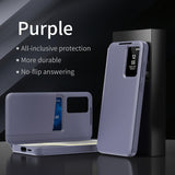 New Smart Window Card Insertion Case For Samsung