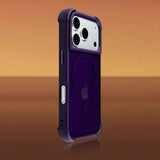 Matte Transparent PC Magnetic Case For iPhone