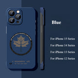 Maple Leaf Borderless Cooling Case For iPhone