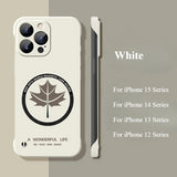 Maple Leaf Borderless Cooling Case For iPhone