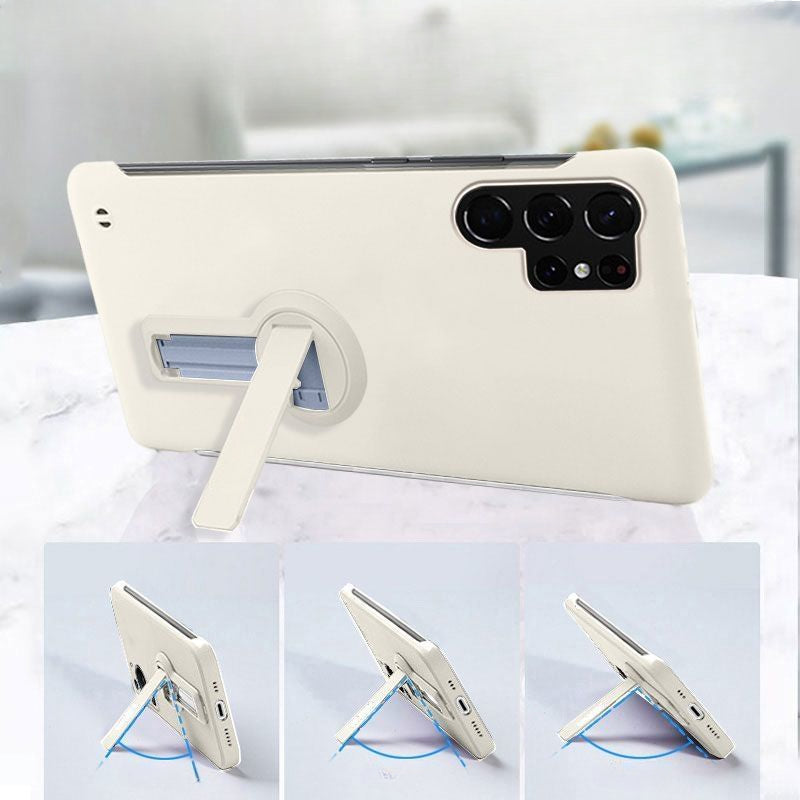 Hard Back With Long Holder Stand Lanyard Case For Samsung