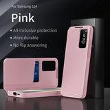 New Smart Window Card Insertion Case For Samsung