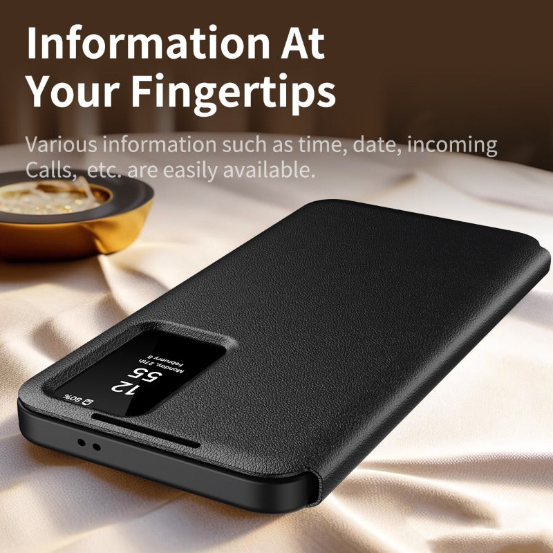 New Smart Window Card Insertion Case For Samsung