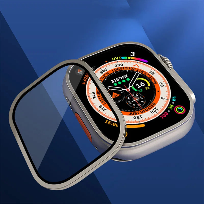 Aluminium Alloy Case+Tempered Glass for Apple Watch Ultra