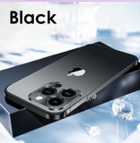 Aluminum Metal Frameless Bumper Camera Lens Protector Case for IPhone