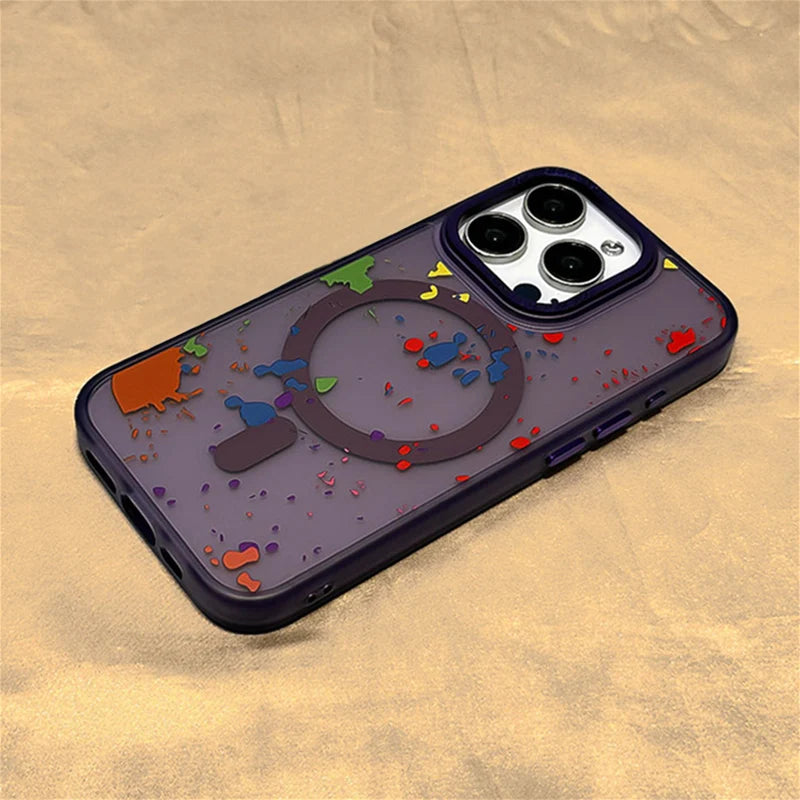 Art Watercolor Graffiti Magnetic Case for iPhone