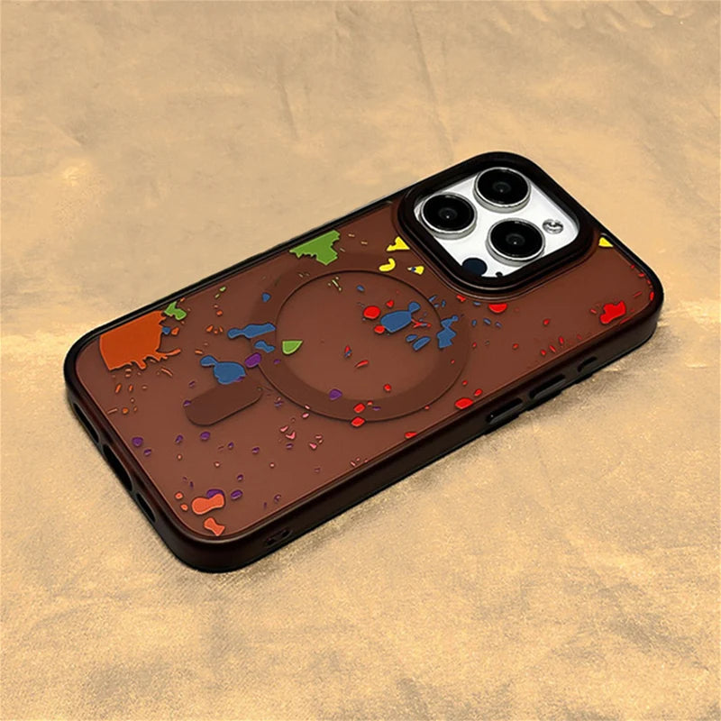 Art Watercolor Graffiti Magnetic Case for iPhone