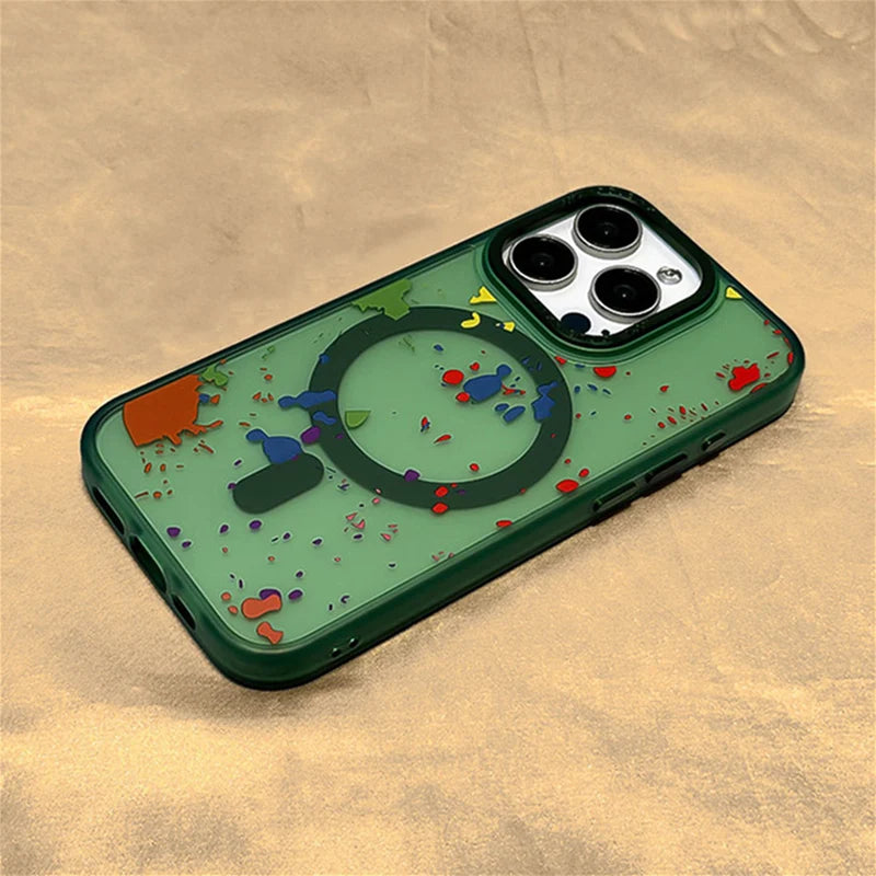 Art Watercolor Graffiti Magnetic Case for iPhone