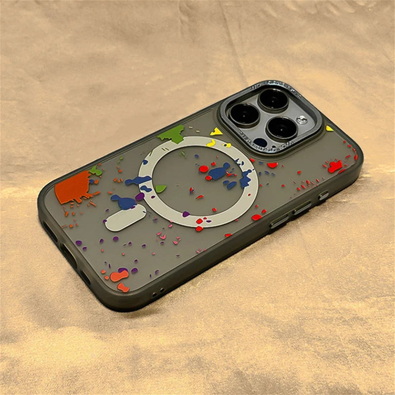 Art Watercolor Graffiti Magnetic Case for iPhone