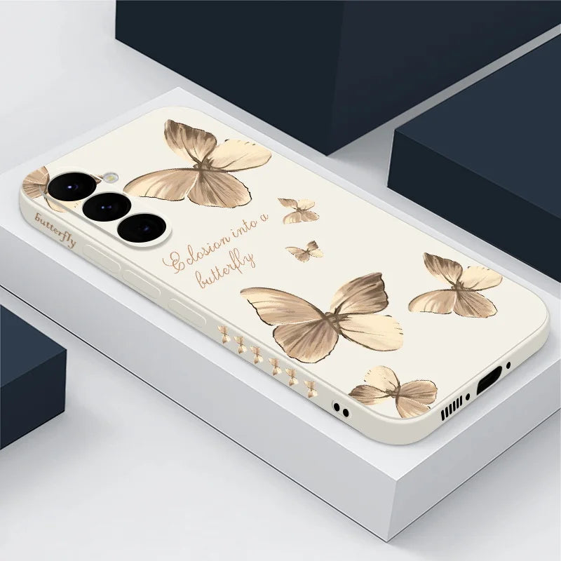 Silicone Butterfly Case For Samsung Galaxy