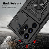 Anti-fall Shockproof Armor Case for iPhone Ring Stand Case For Samsung