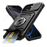 Anti-fall Shockproof Armor Ring Stand Case For iPhone