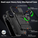 Anti-fall Shockproof Armor Ring Stand Case For iPhone