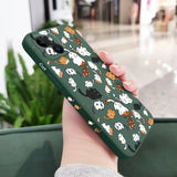 Cat Rolling Liquid Silicone Case For iPhone