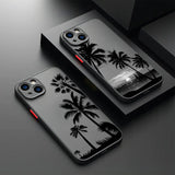 Matte Coconut Palm Tree Case for iPhone