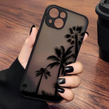 Matte Coconut Palm Tree Case for iPhone