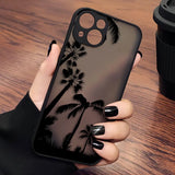 Matte Coconut Palm Tree Case for iPhone