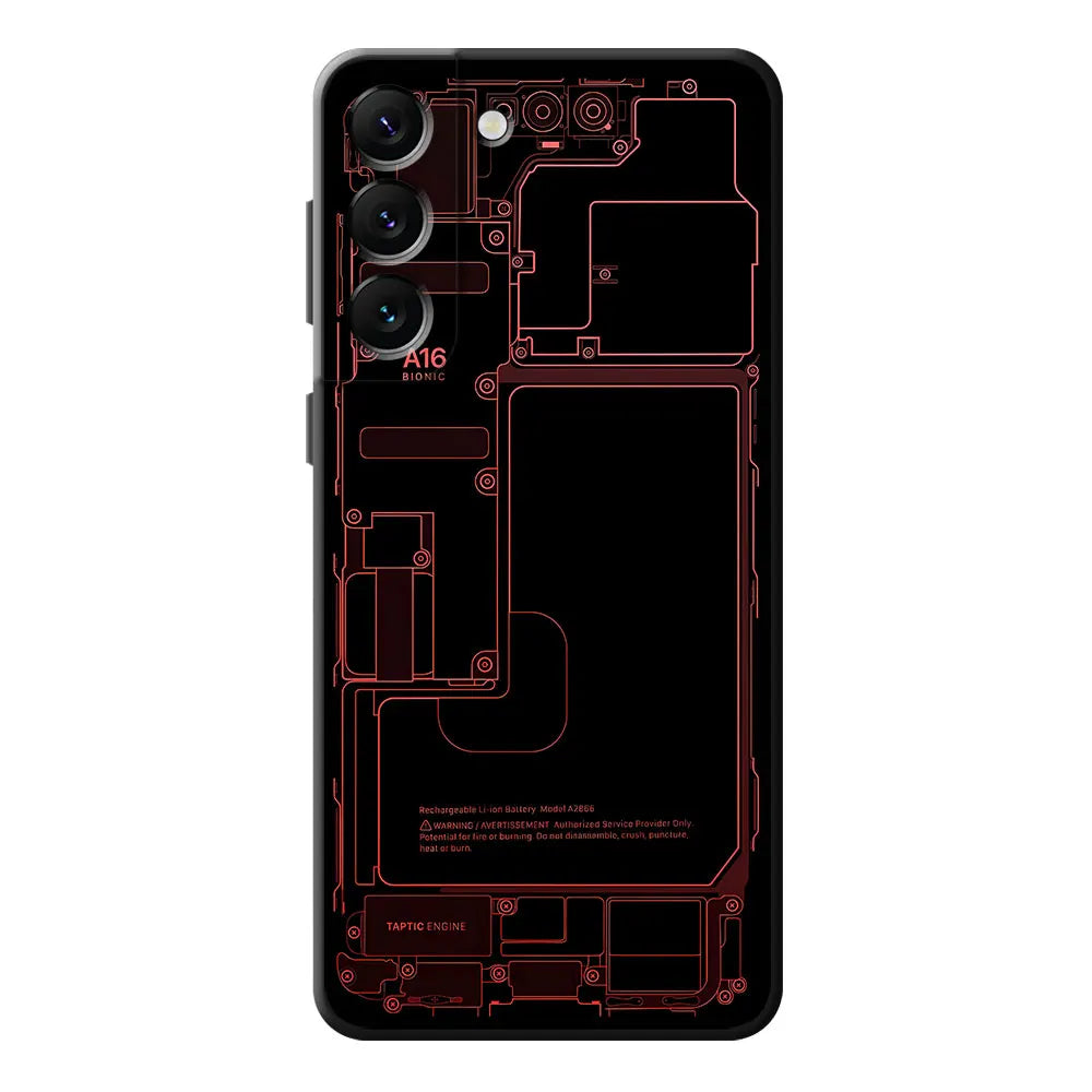 Cover Circuit Board Pattern Case for Samsung Galaxy