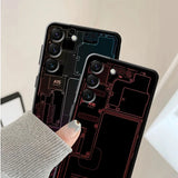 Cover Circuit Board Pattern Case for Samsung Galaxy