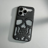 Creative Hollow Skull Cooling Case For iPhone