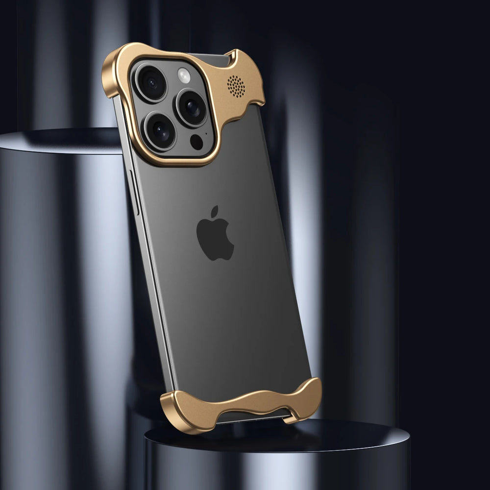 Irregular Aluminum Alloy Bumper Case For iPhone