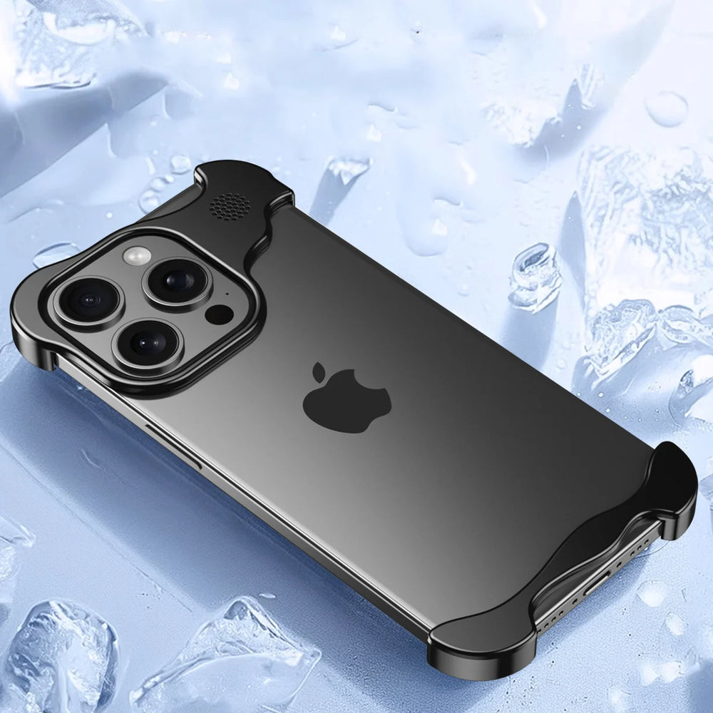 Irregular Aluminum Alloy Bumper Case For iPhone