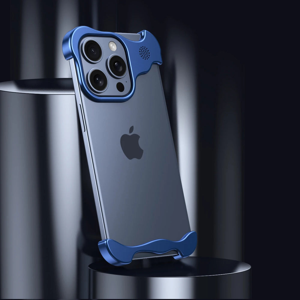 Irregular Aluminum Alloy Bumper Case For iPhone