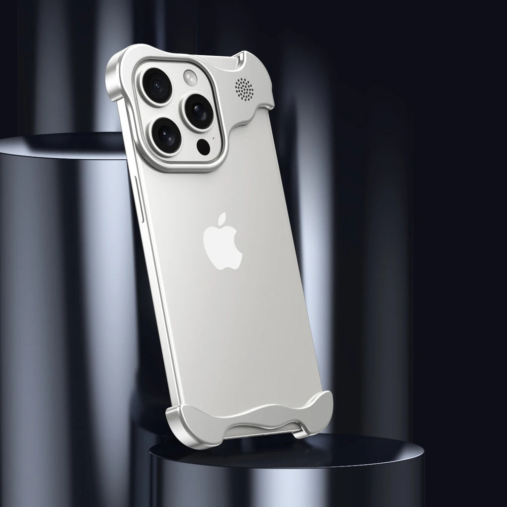 Irregular Aluminum Alloy Bumper Case For iPhone