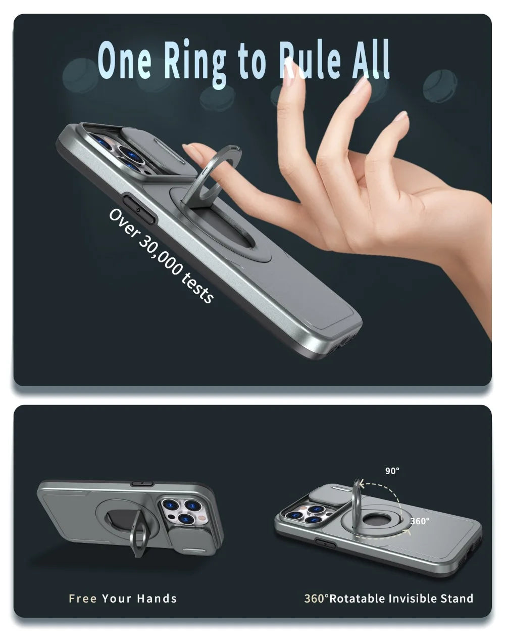 Magnetic Fashionable Multifunctional Bracket Case for iPhone