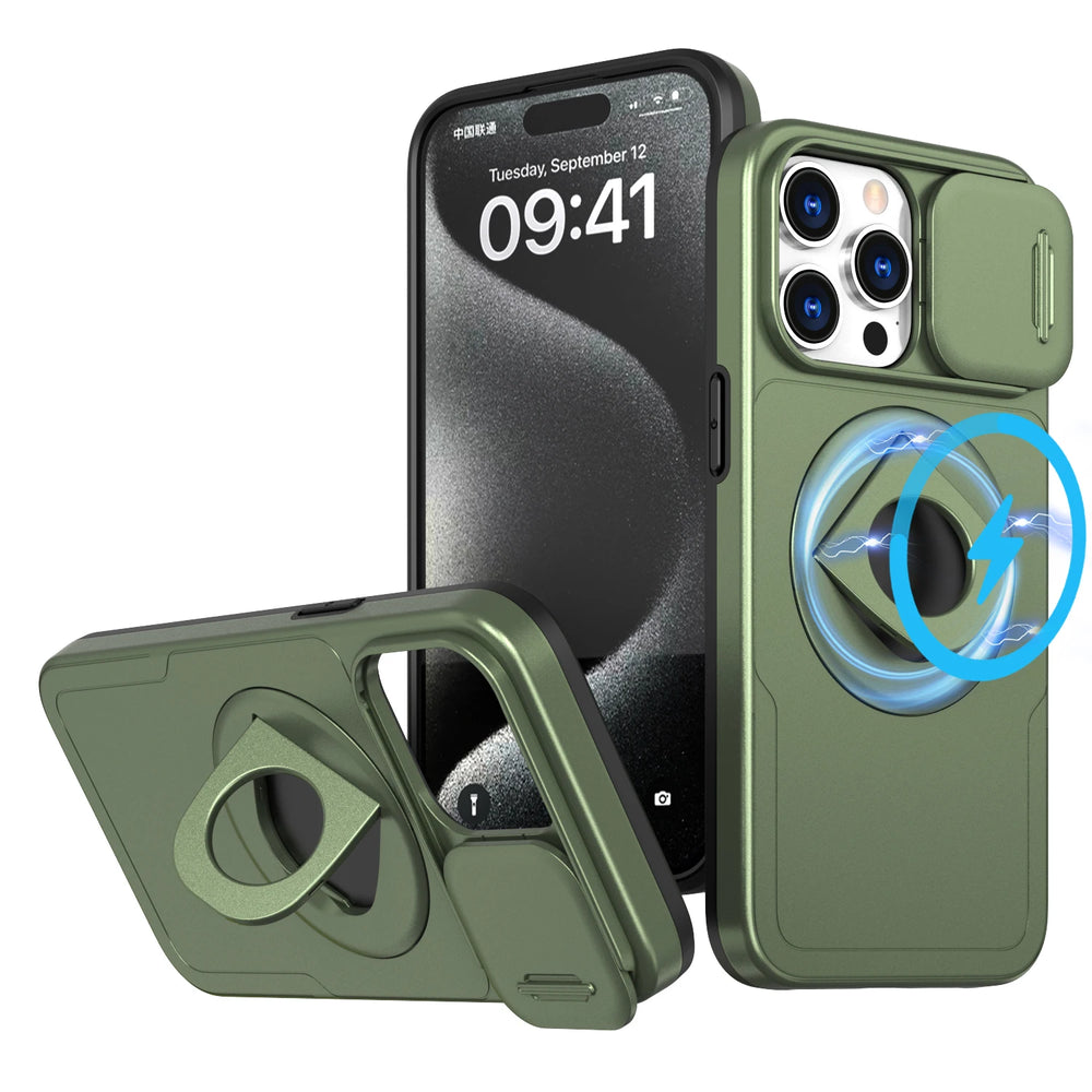 Magnetic Fashionable Multifunctional Bracket Case for iPhone