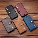 Flip Leather Magnetic Wallet Card Back Case for iPhone