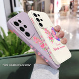 Flower Butterfly Phone Case For Samsung