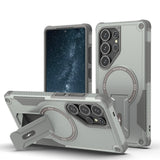 Invisible Bracket Shockproof Magnetic Armor Case For Samsung