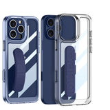 Wrist Strap Transparent Hard Shockproof Case for iPhone