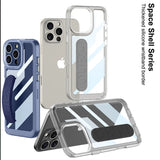 Wrist Strap Transparent Hard Shockproof Case for iPhone