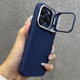 Matte Magnetic Stand Case for iPhone