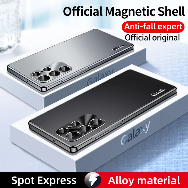 Metal magnetic aluminium alloy ultra-thin Case For Samsung