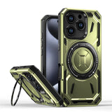 Shockproof Armor Magnetic Ring Stand Case For iPhone