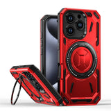 Shockproof Armor Magnetic Ring Stand Case For iPhone